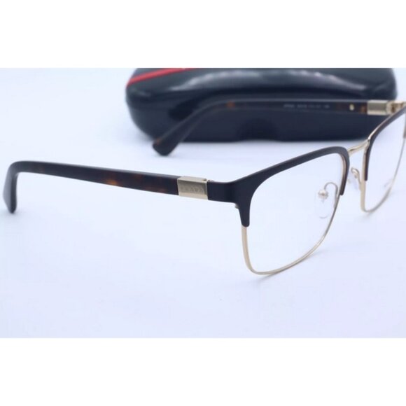 Prada VPR 54T 01U-101 Havana/Tortoise Square Men's Eyeglasses 55mm NEW! - Picture 4 of 6